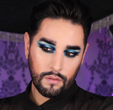 professional makeup for men.